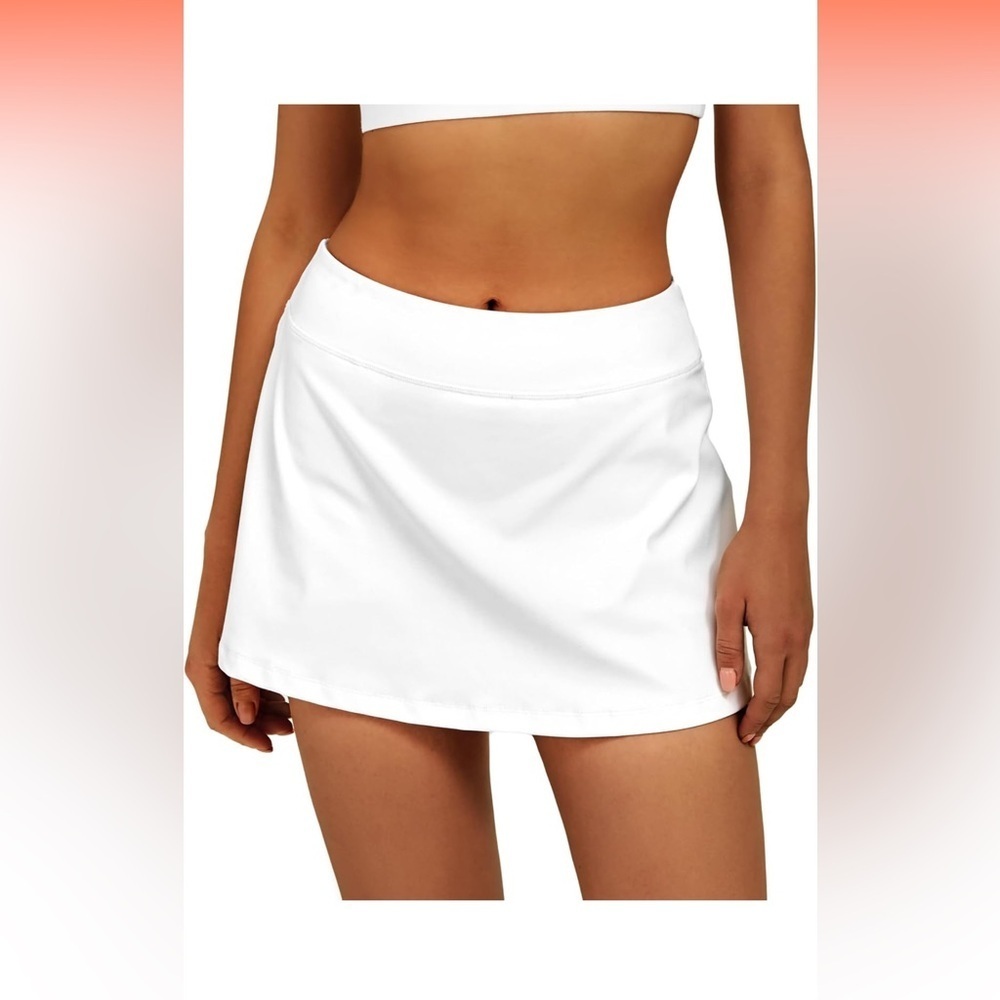 Stelle Women Tennis Skirt Golf Skorts Athletic High Waisted with Pockets Inner - Picture 5 of 11